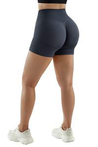 Shorts de Yoga para Mujer, Cintura Alta, Sin Costuras, Antibacterianos, Transpirables, Leggings para Ejercicio, Ropa Deportiva, Material Reciclado - Product Image 3