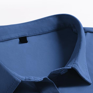 Toile respirante à séchage rapide pour hommes brodée de logo personnalisé de haute qualité pour chemise 100% coton motif solide pour adultes - Product Image 2