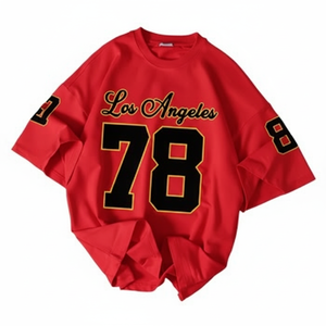 T-Shirt Estive Casual Oversize con Stampa Serigrafica, Produzione all'Ingrosso, Moda Streetwear Unisex - Product Image 1