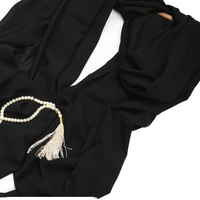 Khimar en polyester léger de haute qualité, élégant, vente en gros, hijab pour femmes, vêtements musulmans traditionnels, accessoire fait main pour adultes