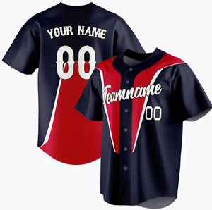 Jersey de béisbol en blanco barato de manga corta al por mayor sublimación y bordado fabricante mundial de camisetas de béisbol - Product Image 3