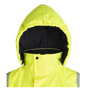 Venta superior Hi Vis Chaqueta reflectante de seguridad para el trabajo Chaqueta de seguridad de invierno Logotipo personalizado Impresión Chaquetas de seguridad para la construcción - Product Image 5