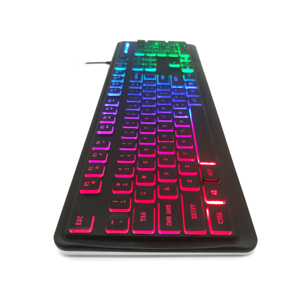 <span class=keywords><strong>Clavier</strong></span> rétro-éclairé RGB USB Claviers arc-en-ciel filaires conçus pour PC, bureau, joueurs, <span class=keywords><strong>PS4</strong></span>, PS5, ordinateur portable, Xbox - Product Image 2
