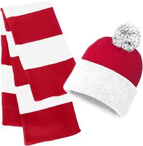 Bonnet et écharpe en tricot acrylique ONSTYLE SPORTS matière douce et chaude extensible parfaite pour la mode hivernale - Product Image 3