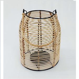 Lanterne à bougie mobile en argent tissé artisanal moderne, décoration d'intérieur personnalisable pour mariage, événement, hôtel, restaurant - Product Image 1