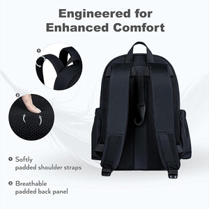 Matelassé Puffy Gym Sport Padel Raquette Sac Paddle Tennis Pickleball Sacs À Dos avec Compartiment À Chaussures - Product Image 4