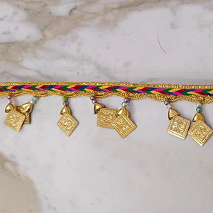 Intricate Velvet Lace <b>Embellishments</b> for Fashion Sarees Lehengas Garments Available in Bulk for Export Orders - Product Image 1