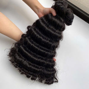 Cheveux vierges Remy de haute qualité en gros, naturels, bruts, vietnamiens, ondulés, de qualité supérieure, trame nouée à la main, double trame à la machine, toutes catégories - Product Image 3