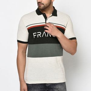 Alta calidad OEM bajo MOQ impresión personalizada bordada 220g Color sólido tallas grandes hombres polos Color personalizado - Product Image 1