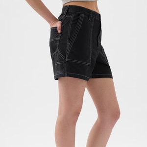 Shorts de Mujer Personalizados de Alta Calidad, Shorts Cortos a la Moda, Transpirables, 100% Algodón, con Colores y Tallas Personalizadas - Product Image 2