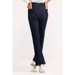 Jeans Clásicos de Mezclilla Rectos para Mujer, Transpirables, Casuales, Lisos, para Uso Diario con Ajuste Perfecto - Product Image 4