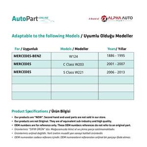 Boca de guardabarros izquierdo para Mercedes Clase S W221 (envío desde el fabricante de Turquía) Código de producto: - Product Image 2