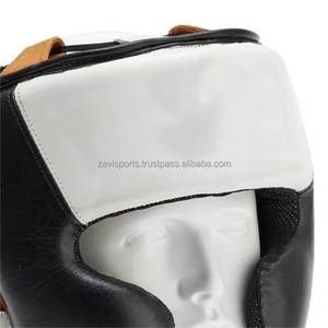 อุปกรณ์ป้องกันศีรษะหนังคุณภาพสูงแบบคู่ สำหรับกีฬาหลายประเภท ทั้งชายและหญิง เหมาะสำหรับมวย บ็อกซิ่ง MMA มวยไทย เทควันโด ระดับมืออาชีพ ใช้ได้กับการออกแบบตามสั่ง - Product Image 3