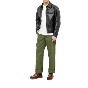 EW แฟชั่นฤดูใบไม้ร่วงเสื้อแจ็คเก็ตหนังแท้เข้ารูปปกตั้งของผู้ชายใหม่คุณภาพระดับพรีเมียมผลิตในปากีสถาน - Product Image 4