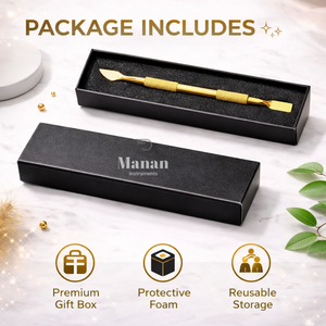 Gold Stainless Steel Cuticle Pusher Nail Scraper Double Sided Manicure Pedicure Tool Professional OEM Private Label High Quality - Product Image 6