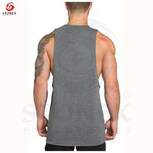 Wholesale Rib Sleeveless 100% Cotton Singlet <b>Mens</b> Blank Solid <b>Vest</b> <b>Men</b> Fitness Tank Top Workout <b>Gym</b> Shirt Digital Printing - Product Image 5