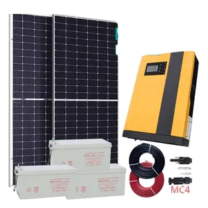 3000w 4KW 5KW घर सौर जनरेटर प्रणाली सौर समर्थन फोटोवोल्टिक 3KW 4KW 5KW सौर पैनल प्रणाली के लिए घर