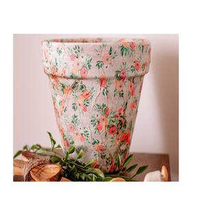 Vente en gros Carré en terre cuite de Bohème multicolore Décorations de jardin en argile Pots de fleurs et jardinières - Product Image 1