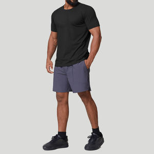 T-shirts de sport de qualité supérieure pour hommes, extensibles dans les deux sens, respirants, à séchage rapide, pour la musculation, l'haltérophilie, vêtements de compression - Product Image 5