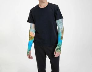 Mangas de compresión personalizadas para deportes, ciclismo, unisex, de verano, para exteriores, de secado rápido, transpirables, de licra/poliéster, calentadores de brazo - Product Image 5