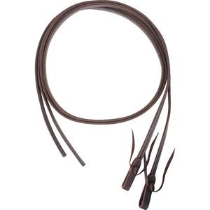 Rênes de cheval réglables en cuir de buffle avec boucle en acier inoxydable, corde robuste pour l'équitation et l'entraînement des animaux de compagnie - Product Image 1