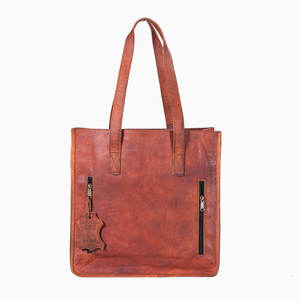 Sac fourre-tout en cuir véritable pour femmes Sac à bandoulière avec poignées doubles Sac de bureau de grande capacité Sac à main crossbody marron - Product Image 1
