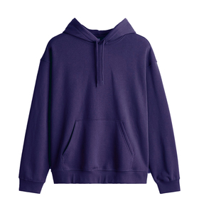Sudaderas con capucha y sudaderas de algodón térmico para hombre, ajuste holgado, hombro caído, algodón pesado para la temporada de invierno - Product Image 3