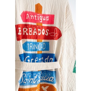 Robe de chambre Varol Nomada en coton biologique 100% avec col kimono, douce et respirante, pour la maison, avec logo personnalisé, manches courtes, taille XS, pour l'hiver - Product Image 3