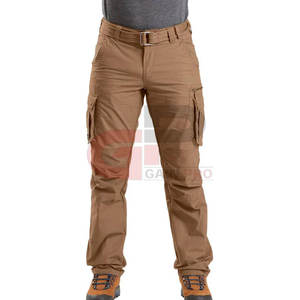 Pantalones cargo ligeros de servicio OEM, pantalones cargo hechos con diseño de alta calidad, pantalones cargo bajos Moq - Product Image 2