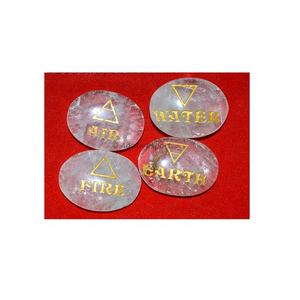 Pendules Reiki arc-en-ciel ensemble de pierres précieuses inspirantes Agen Chakra Styles d'amour sculptés à la main bol motif technique de gravure - Product Image 5