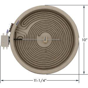 Elemento de Superficie Radiante Doble de 8 Pulgadas para Estufa Eléctrica de Uso Doméstico WB30X241116 - Product Image 5