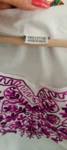 À la mode Georges Aari travail broderie imprimé Kurti pour les femmes régulier élégant dernier court Kurti pour un usage quotidien pour le printemps - Product Image 2