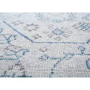 Alfombra de Lana Anudada a Mano Erbe Classic Blue GS-1055 con Patrón de Diamantes y Medallones para el Hogar, Pasillo, Rectángulo tipo Rompecabezas para Habitación de Adolescentes - Product Image 3