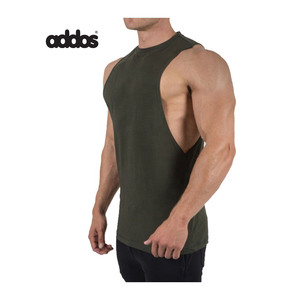 Cómodo sin mangas cuello redondo entrenamiento Tanktop algodón Spandex gran relación calidad-precio - Product Image 4