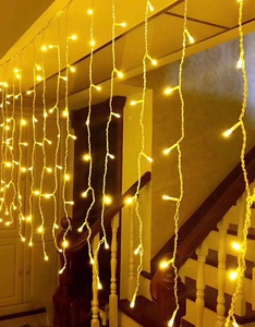 Guirnalda de luces de hadas LED de gran oferta de 3M x 3M para Navidad, boda, fiesta familiar, Patio, Navidad, luz de carámbano comercial - Product Image 6