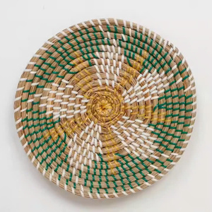 Juego elegante y moderno de 3 cestas de pared de algas marinas Decoración elegante para el hogar - Product Image 5