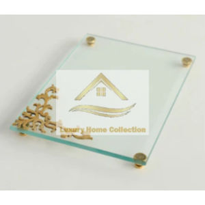 Plateau transparent en acrylique d'aspect luxueux de style différent pour servir des plats, des bonbons et des collations dans les mariages et les fêtes d'Inde - Product Image 1