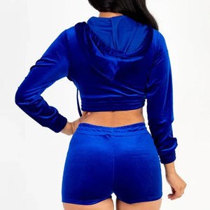 Ensemble deux pièces en molleton respirant pour femmes matures grandes tailles en gros - Product Image 5