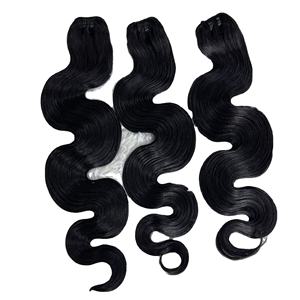 ขายส่ง100% จริงธรรมชาติผม Remy สีดำร่างกายคลื่นเวียดนามมนุษย์ผมรวมกลุ่ม - Product Image 3
