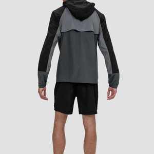 Chándal cortavientos personalizado al por mayor conjunto de pantalones cortos cortavientos de nailon impermeable para hombre - Product Image 4