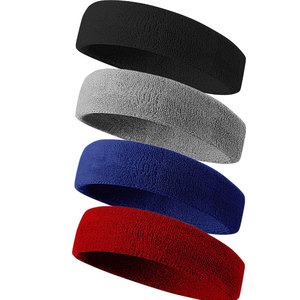 Lightweight Fabric Headband Comfortable <b>Grip</b> Headband Sweat <b>Control</b> Headband Soft Elastic Headband For Fitness Sessions - Product Image 1