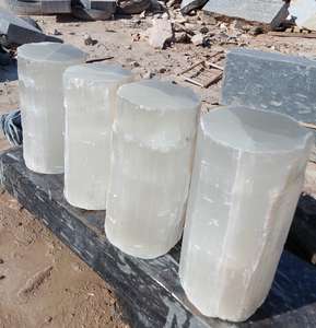 Chaise Art Déco en sélénite de MA - Product Image 1