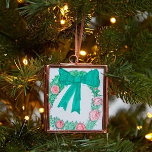 Brass treo hai mặt kính Kiko khung cho nghệ thuật cổ điển làm việc hiển thị khung trang trí treo tường Kiko khung - Product Image 4