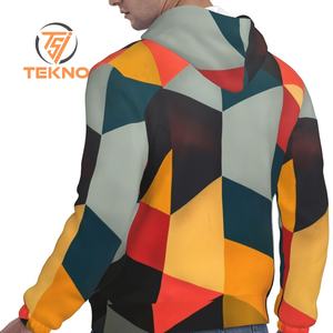 Gran oferta, Sudadera con capucha con logotipo personalizado para hombre, Sudadera con capucha de gran tamaño sublimada a la moda con colores de contraste, teñida Lisa para uso en invierno - Product Image 5