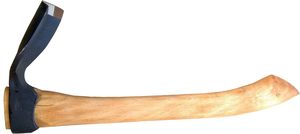 Rìu làm gỗ cán gỗ, rìu rèn thủ công dùng để chạm khắc, tạo hình, đào, dụng cụ đa năng dùng trong nghề mộc và làm vườn - Product Image 6