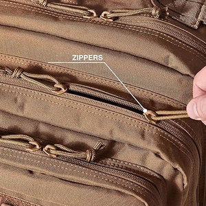 กระเป๋าเป้สะพายหลังยุทธวิธีปักลายที่กำหนดเองพร้อมสายรัดปรับระดับได้เบาะรองหลังและความจุหลายช่อง - Product Image 6