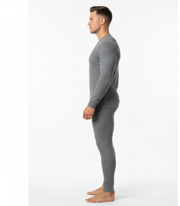 Traje Térmico para Hombre IronFrost Gris, Suave, de Manga Larga, Tejido Transpirable que Brinda Calor Constante en Invierno - Product Image 6