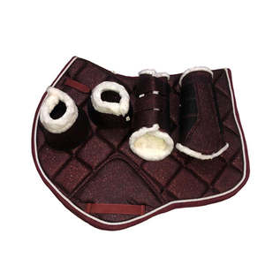 Selle de cheval sur mesure matelassée demi-selle fabricant d'équipement équestre équitation saut d'obstacles fourrure selle de cheval - Product Image 4