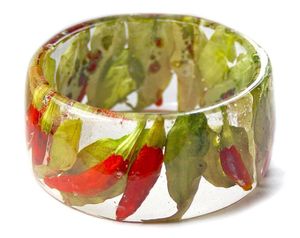 Gran joyería resina acrílico pulsera brazalete exagerado deslumbrante Multicolor ancho Irregular cuadrado acrílico pulseras para - Product Image 6