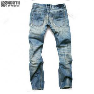 <b>High</b> Quality Custom Lightweight <b>Men's</b> <b>Jeans</b> Mid-<b>Waisted</b> Straight Leg Classic Denim Solid for Cotton Casual Light Summer - Product Image 4
